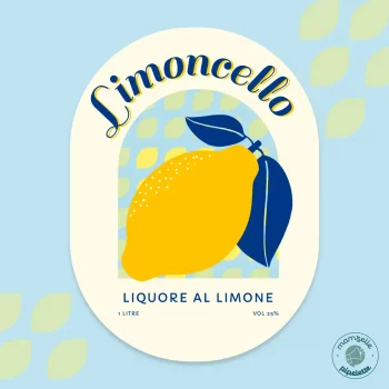 Création d'une étiquette pour une marque de liqueur Limoncello
