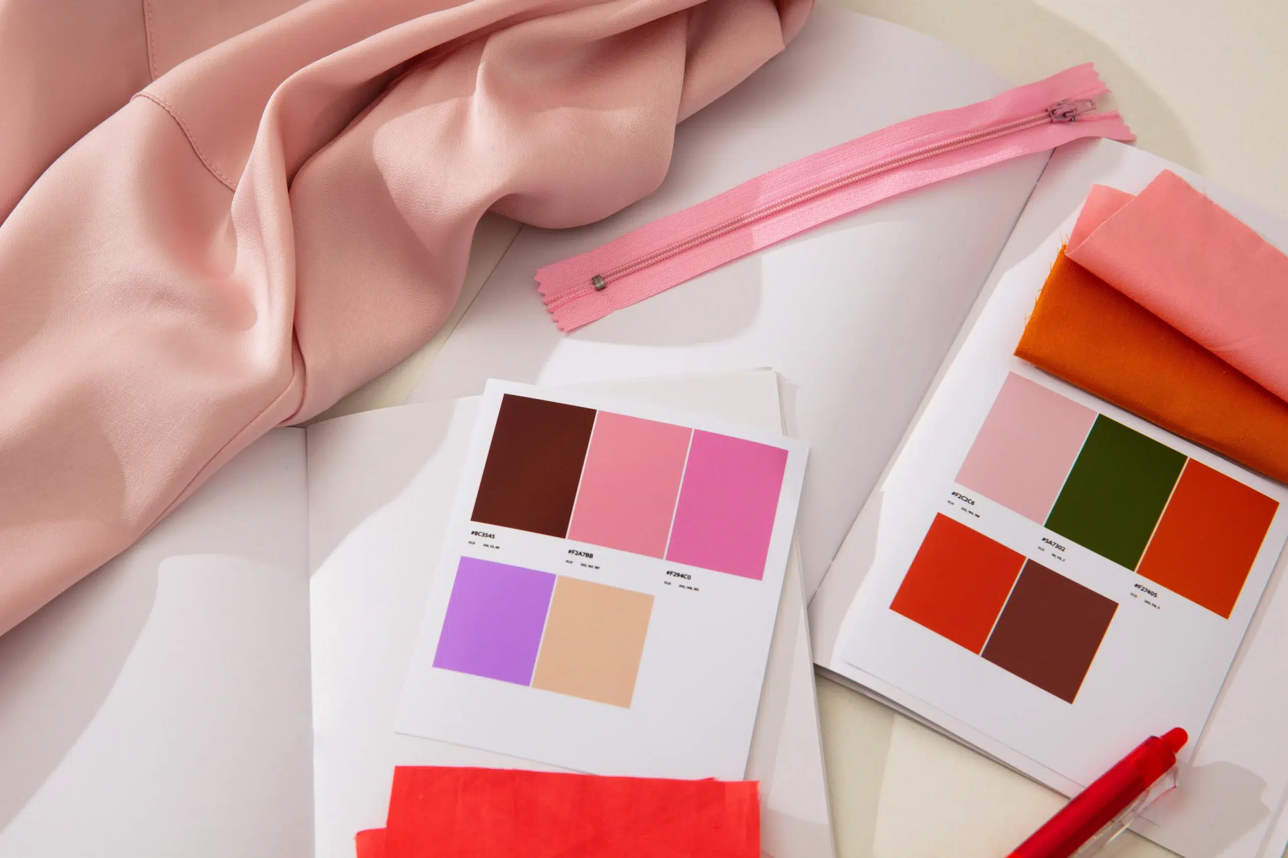 Palette de couleurs Saint Valentin