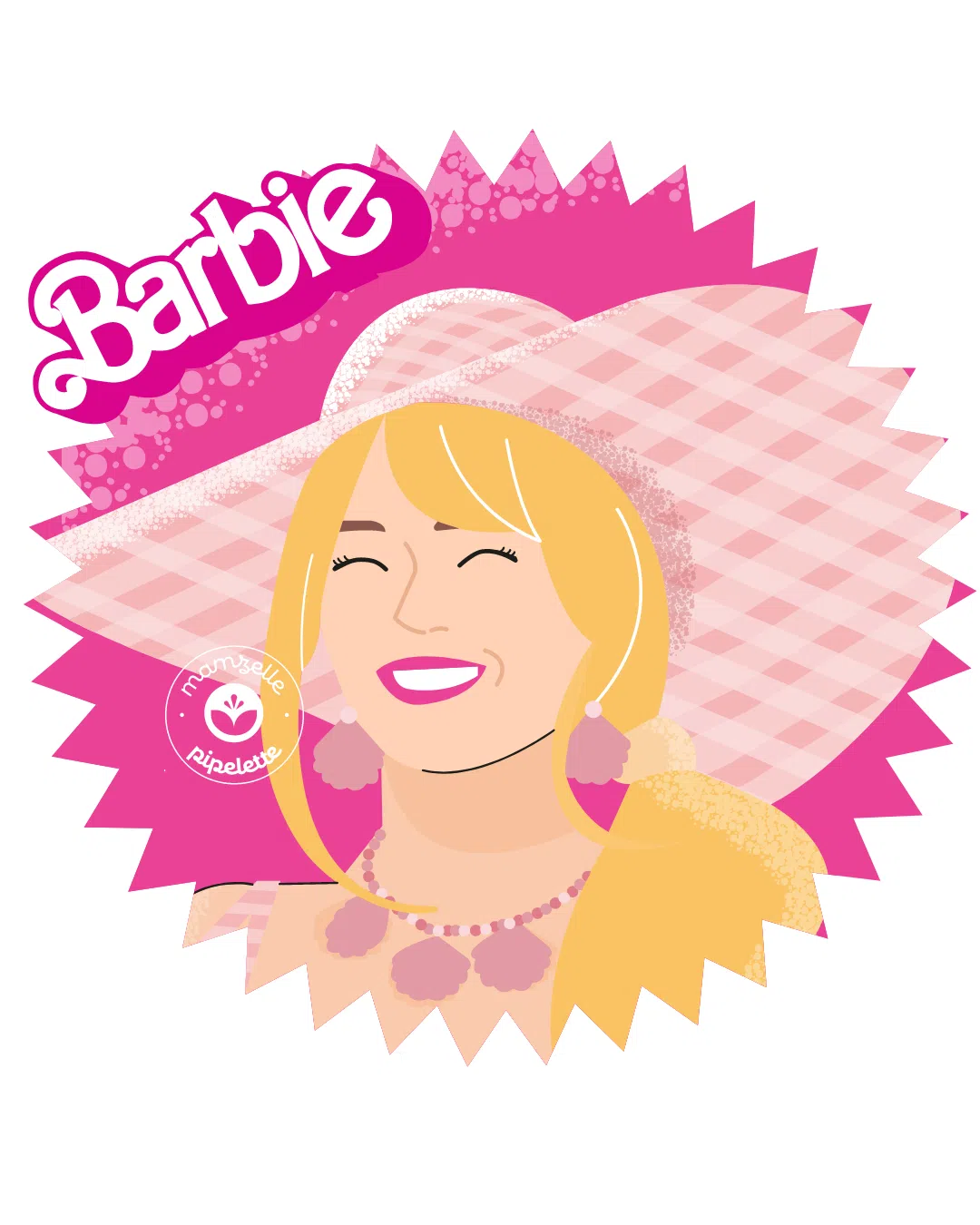 Illustration vectorielle Mamzelle Pipelette
