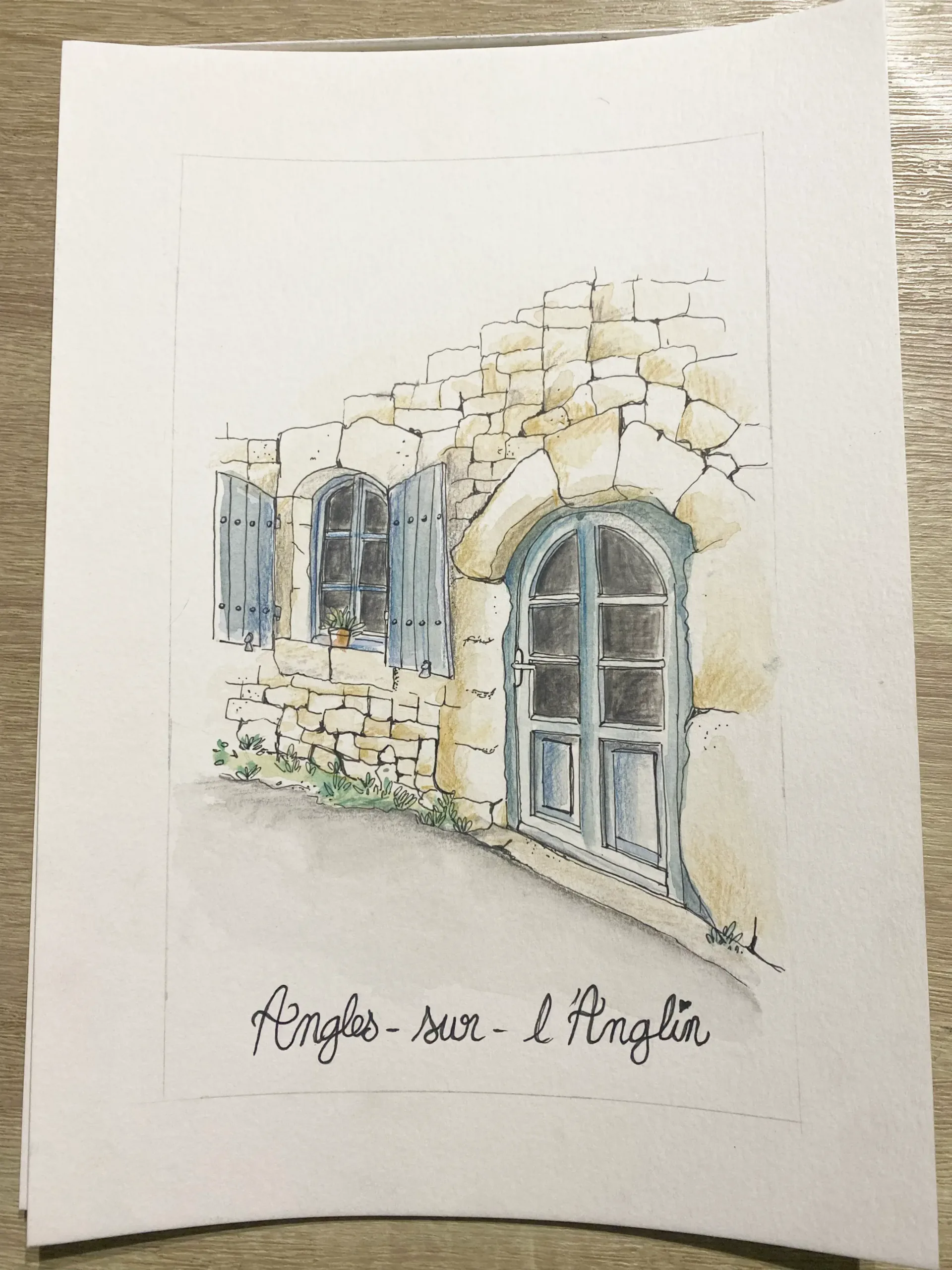 Illustration Angles sur l'Anglin, marquer l'instant