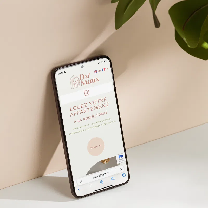 Site internet personnalisé pour des locations saisonnières