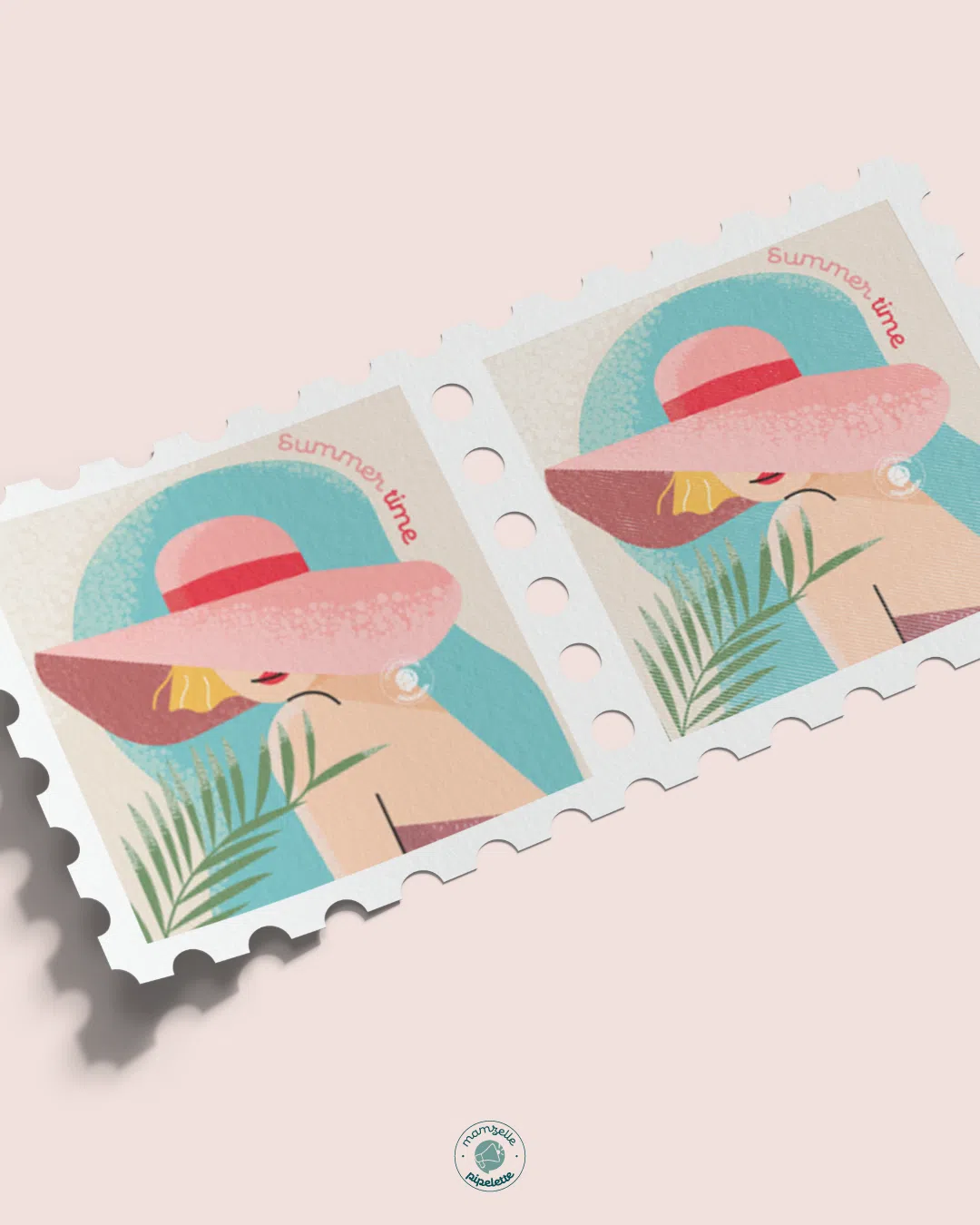 Illustration vectorielle Mamzelle Pipelette