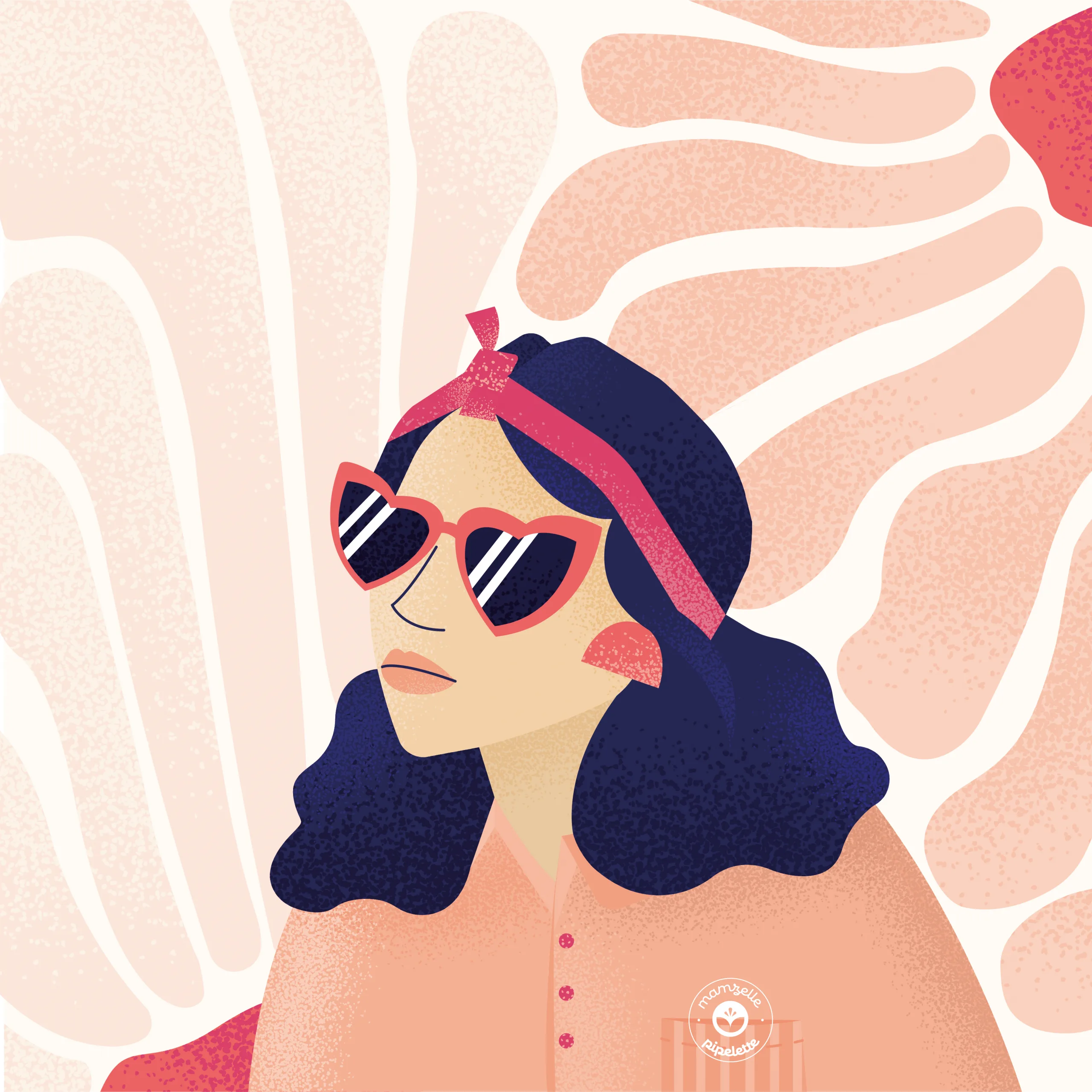 Illustration vectorielle Mamzelle Pipelette