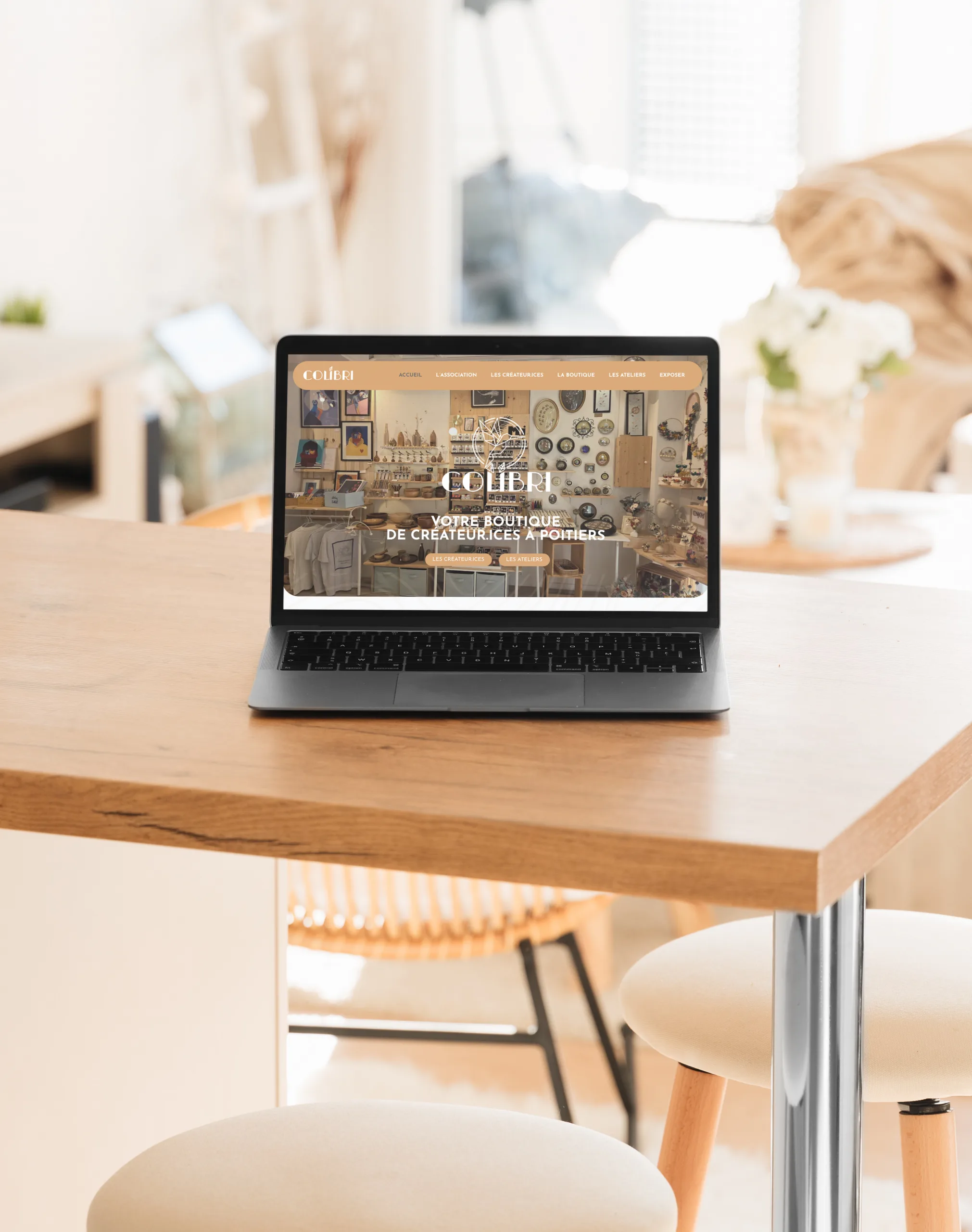 Site internet Colibri à Poitiers